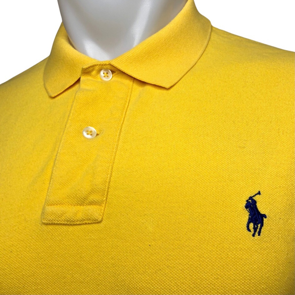 Polo Ralph Lauren Yellow with Navy Blue Pony - Picture 5 of 10